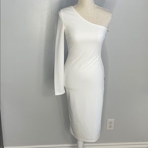 Missguided one shoulder midi